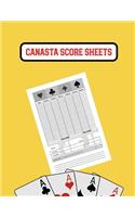 Canasta Score Sheets