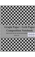 Graph Paper / Grid Paper Composition Notebook: 200 Pages of Quad Ruled Paper 8.5 x 11 Inches