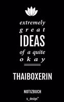Notizbuch für Thaiboxer / Thaiboxerin