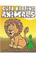 Cute Farting Animals Coloring Book For Kids