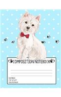 Westie Composition Notebook