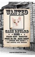 Turkish Van Cat Wanted Poster Journal