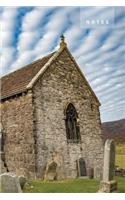 Notes: Lined Journal Church Outer Hebrides, Scotland