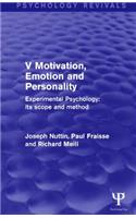 Experimental Psychology Its Scope and Method: Volume V (Psychology Revivals)