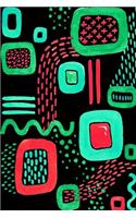 Journal Notebook Colorful Abstract Pattern 4