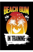 Beach Bum In Training: Cool Surfer Journal Gift