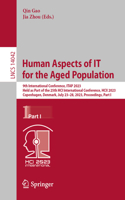 Human Aspects of It for the Aged Population