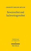 Beweisverbot und Sachvortragsverbot