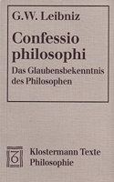 Confessio Philosophi. Das Glaubensbekenntnis Des Philosophen