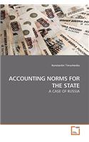 Accounting Norms for the State