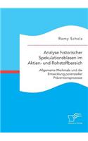 Analyse historischer Spekulationsblasen im Aktien- und Rohstoffbereich