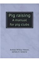 Pig raising A manual for pig clubs