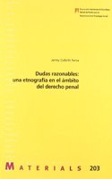 Dudas razonables: una etnograf a en el mbito del derecho penal