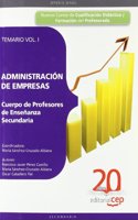 Cuerpo de Profesores de Ensenanza Secundaria: Administracion de Empresas. Vol. I: Temario.