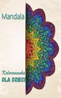 Mandala Kolorowanka dla dzieci