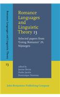 Romance Languages and Linguistic Theory 13