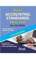 Accounting Standards Made Easy for CA Final