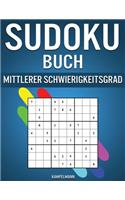 Sudoku Buch Mittlerer Schwierigkeitsgrad: 600 mittelschwere Rätsel mit Lösungen auf der Rückseite