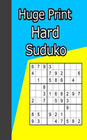 Huge Print Hard Sudoku