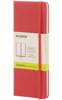 Moleskine Coral Orange Pocket Plain Notebook Hard