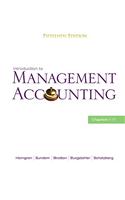 Introduction to Management Accounting