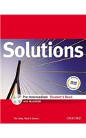 Solutions: Pre-Intermediate: Student's Book with MultiROM Pack