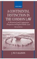 A Continental Distinction in the Common Law