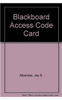 Blackboard Access Code Card