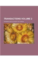 Transactions Volume 2