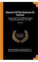 Memoirs of the Duchesse de Gontaut