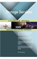 Storage Services A Complete Guide - 2019 Edition