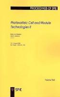 Photovoltaic Cell and Module Technologies II