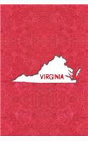 Virginia: 6x9 lined journal: The Great State of Virginia USA: Old Dominion: The Commonwealth of Virginia