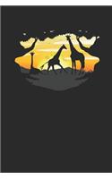 Giraffe Safari: Giraffes Notebook, Graph Paper (6 x 9 - 120 pages) Animal Themed Notebook for Daily Journal, Diary, and Gift