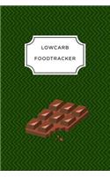 Low Carb Food Tracker: A5 notebook blank planner journal meal tracker motivational diary fitness plan