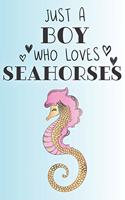 Just A Boy Who Loves Seahorses