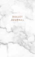 Bullet Journal: Smokey White and Gray Marble - Dot Grid Bullet Journal Notebook, Gift for Women and Teen Girls (5 x 8 - 120 pages)