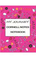 My Journey Cornell Notes Notebook: Cornell Method Notebook(College and School Journal)(3 My Journey Cornell Notebook)
