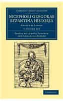 Nicephori Gregorae Byzantina historia 3 volume Set