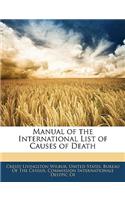 Manual of the International List of Causes of Death