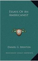 Essays of an Americanist