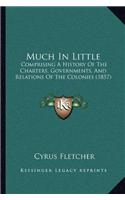 Much In Little: Comprising A History Of The Charters, Governments, And Relations Of The Colonies (1857)(English)