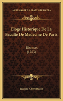Eloge Historique De La Faculte De Medecine De Paris