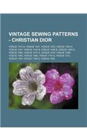 Vintage Sewing Patterns - Christian Dior