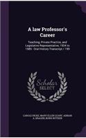 law Professor's Career