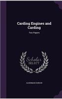 Carding Engines and Carding