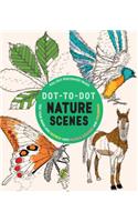 Dot-To-Dot Nature Scenes: Test Your Brain and Destress with Puzzle Solving and Coloring