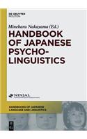 Handbook of Japanese Psycholinguistics