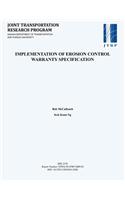 Implementation of Erosion Control Warranty Specification