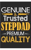 Genuine & trusted stepdad premium quality: Paperback Book With Prompts About What I Love About Dad/ Father's Day/ Birthday Gifts From Son/Daughter